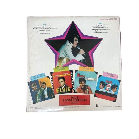 Elvis Presley - Elvis Sings Hits from His Movies Vol. 1 1972 LP RCA Camden - Picture 2 of 7